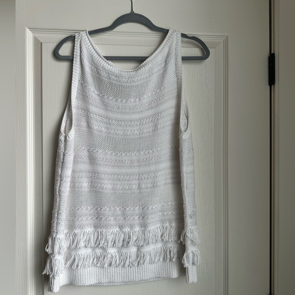 Lauren Ralph Lauren White knit blouse